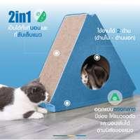 บ้านลับเล็บแมว Hosttail สีฟ้า-4
